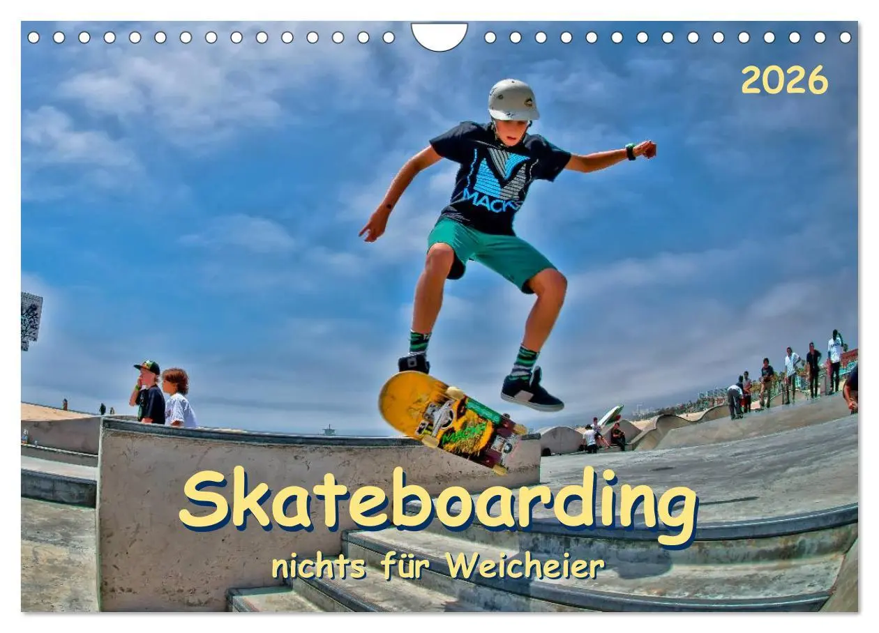 Cover: 9783516036589 | Skateboarding - nichts für Weicheier (Wandkalender 2026 DIN A4...