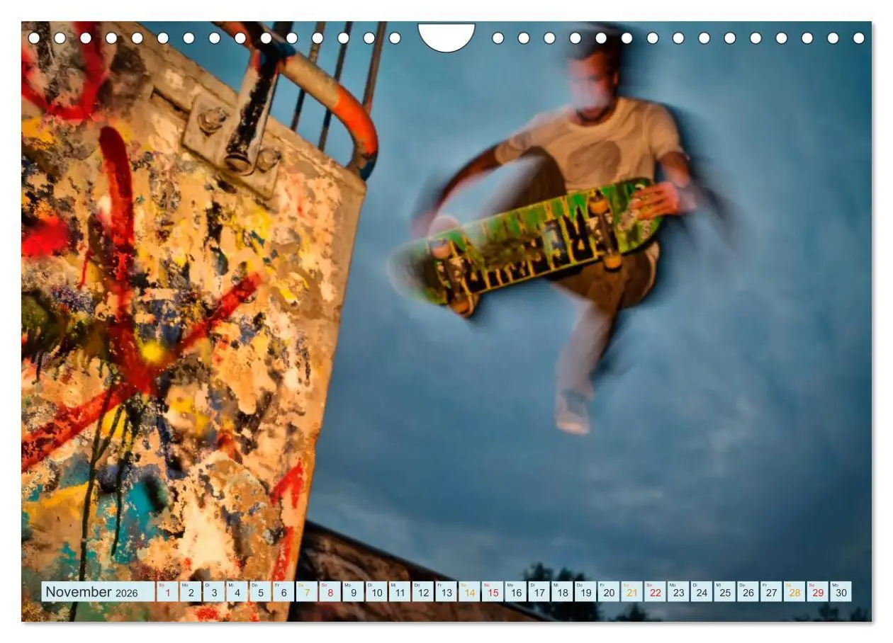 Bild: 9783516036589 | Skateboarding - nichts für Weicheier (Wandkalender 2026 DIN A4...