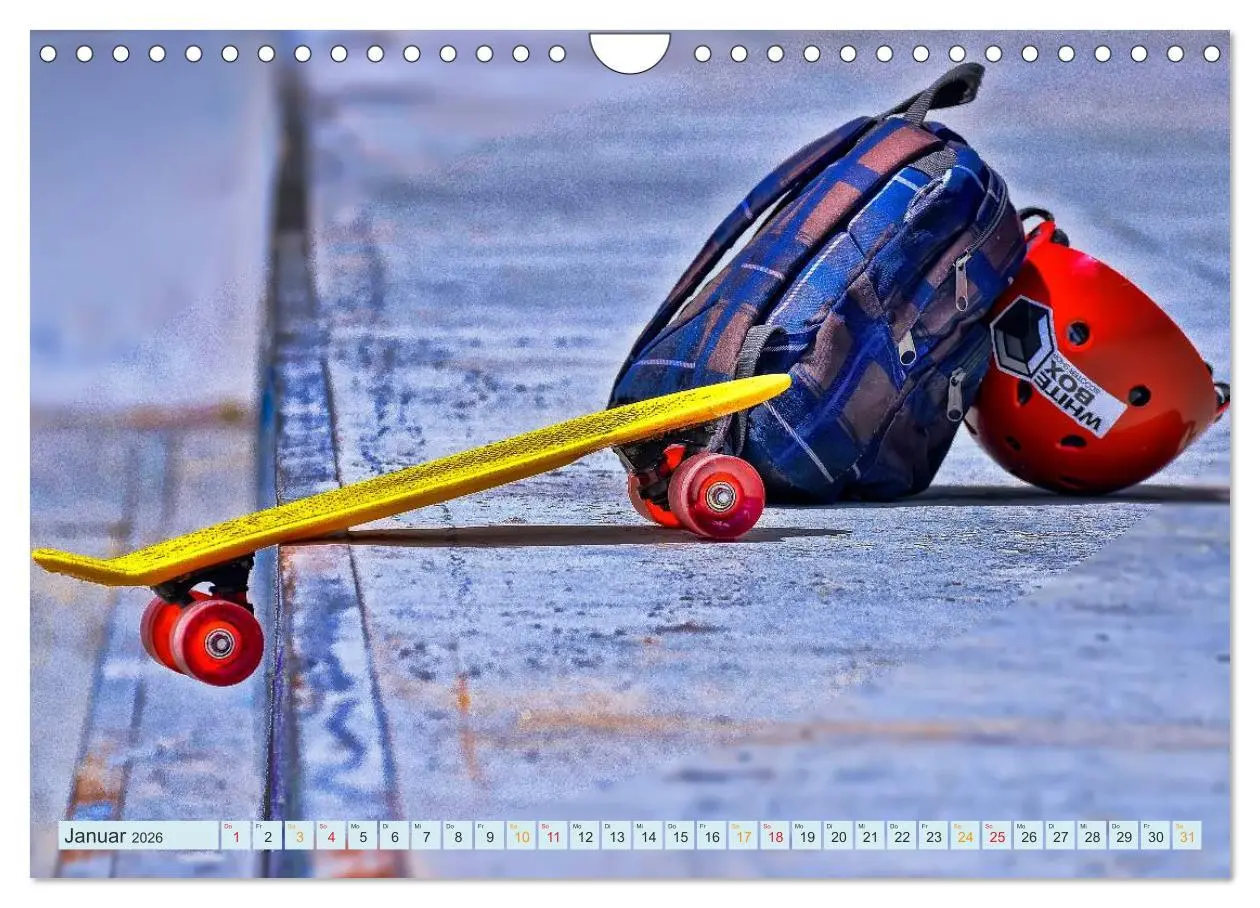 Bild: 9783516036589 | Skateboarding - nichts für Weicheier (Wandkalender 2026 DIN A4...