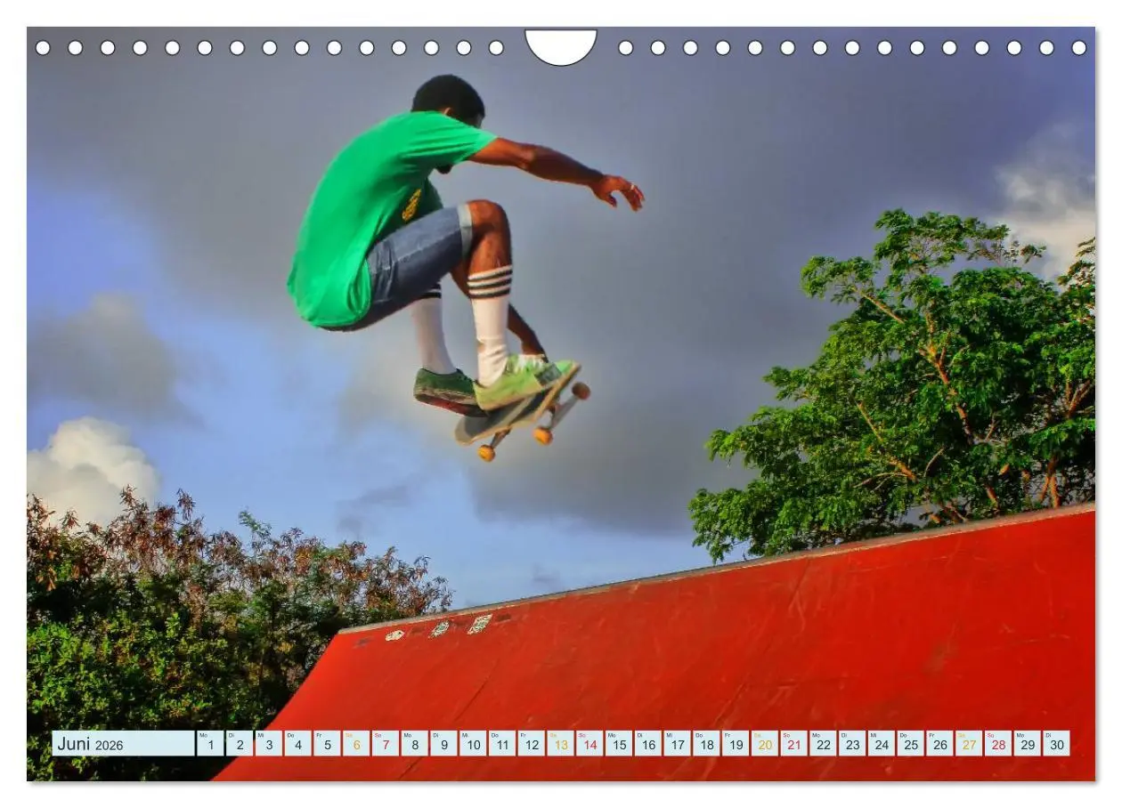 Bild: 9783516036589 | Skateboarding - nichts für Weicheier (Wandkalender 2026 DIN A4...