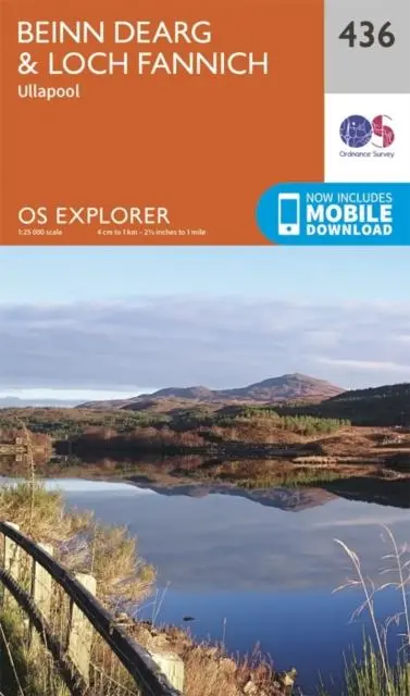Cover: 9780319246689 | Beinn Dearg and Loch Fannich | Ordnance Survey | (Land-)Karte | 2015