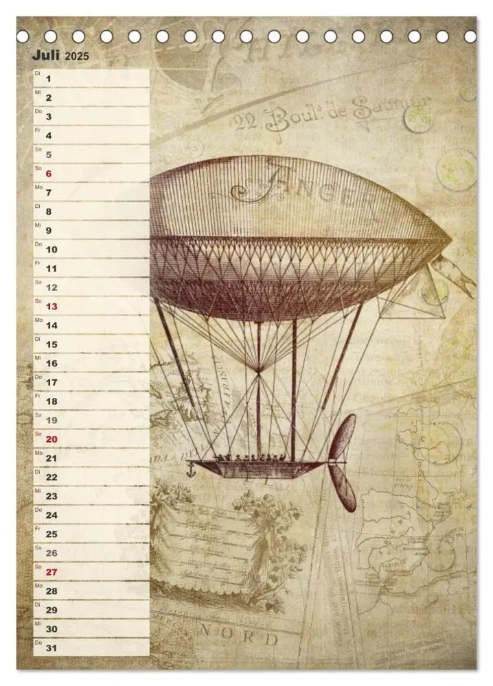 Bild: 9783457006689 | Vintage Welten (Tischkalender 2025 DIN A5 hoch), CALVENDO...