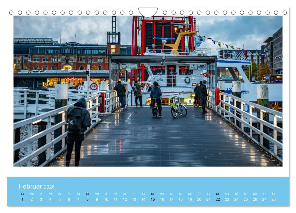 Bild: 9783457626689 | Kiel: Maritime Impressionen (Wandkalender 2026 DIN A4 quer),...