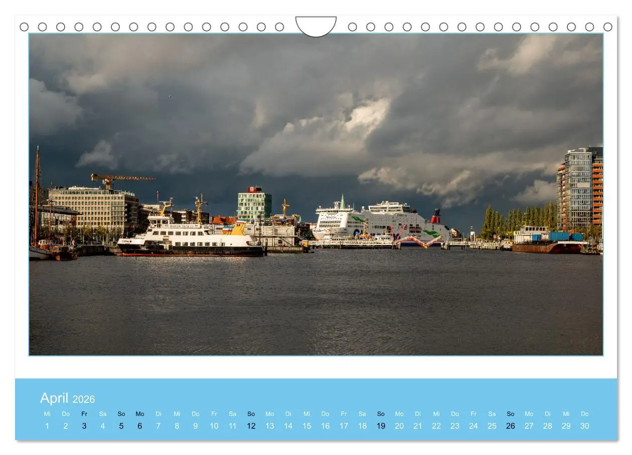 Bild: 9783457626689 | Kiel: Maritime Impressionen (Wandkalender 2026 DIN A4 quer),...