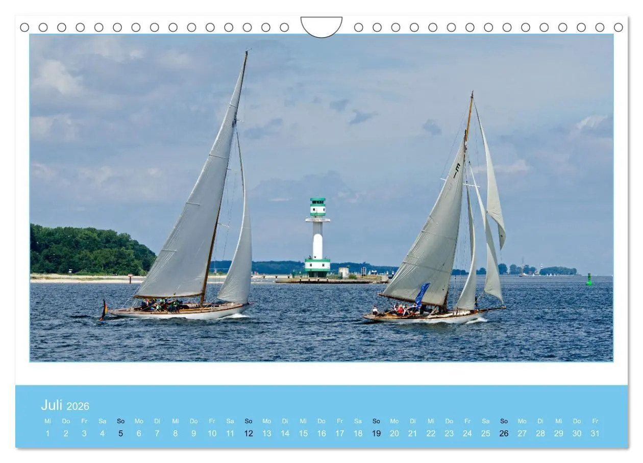 Bild: 9783457626689 | Kiel: Maritime Impressionen (Wandkalender 2026 DIN A4 quer),...