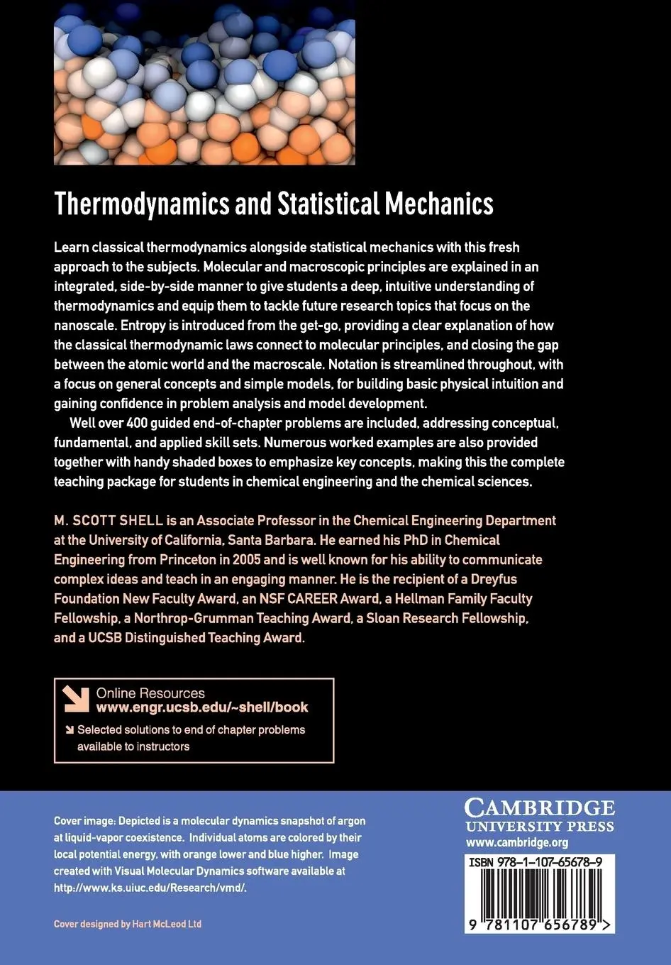 Rückseite: 9781107656789 | Thermodynamics and Statistical Mechanics | M. Scott Shell | Buch