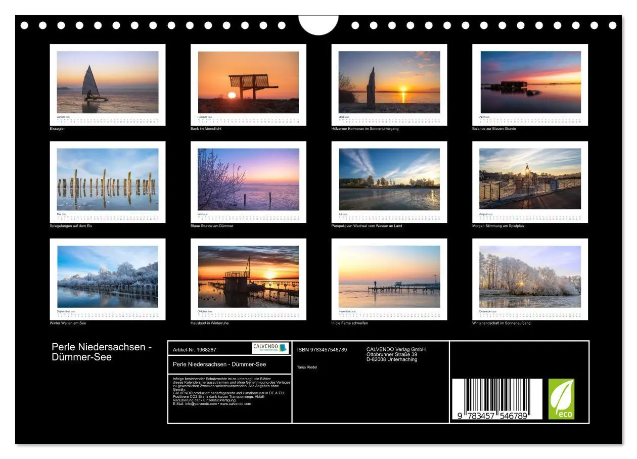 Bild: 9783457546789 | Perle Niedersachsen - Dümmer-See (Wandkalender 2026 DIN A4 quer),...