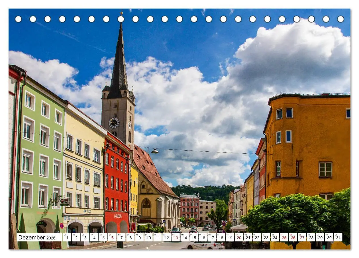 Bild: 9783457856789 | Wasserburg am Inn (Tischkalender 2026 DIN A5 quer), CALVENDO...