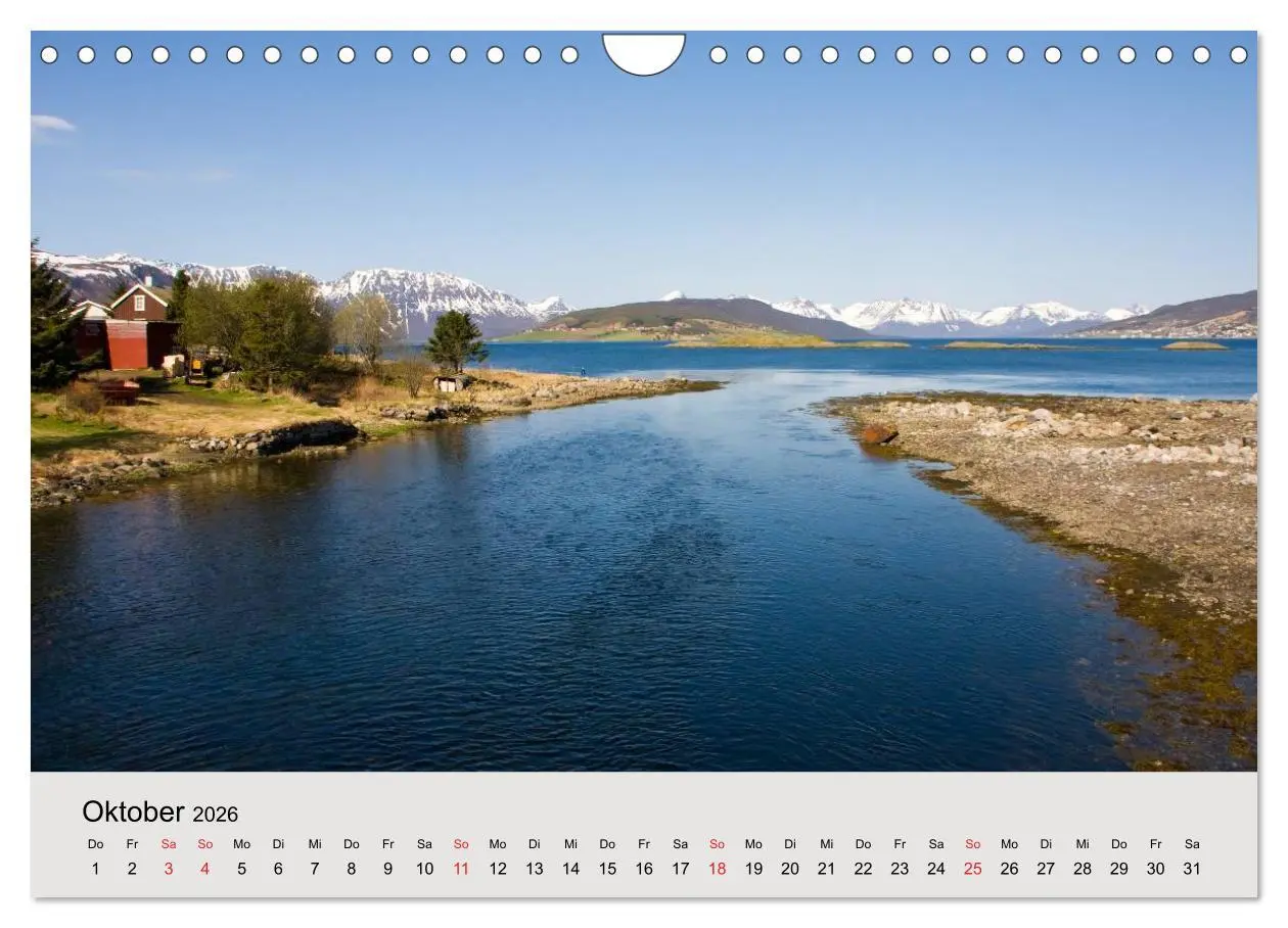 Bild: 9783516186789 | Mit den Hurtigruten unterwegs (Wandkalender 2026 DIN A4 quer),...