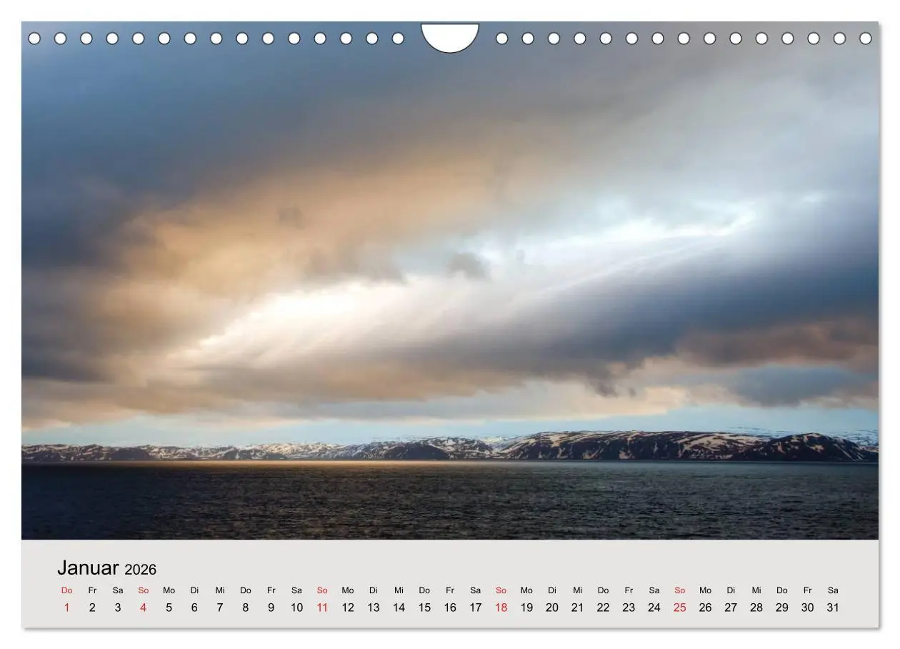 Bild: 9783516186789 | Mit den Hurtigruten unterwegs (Wandkalender 2026 DIN A4 quer),...