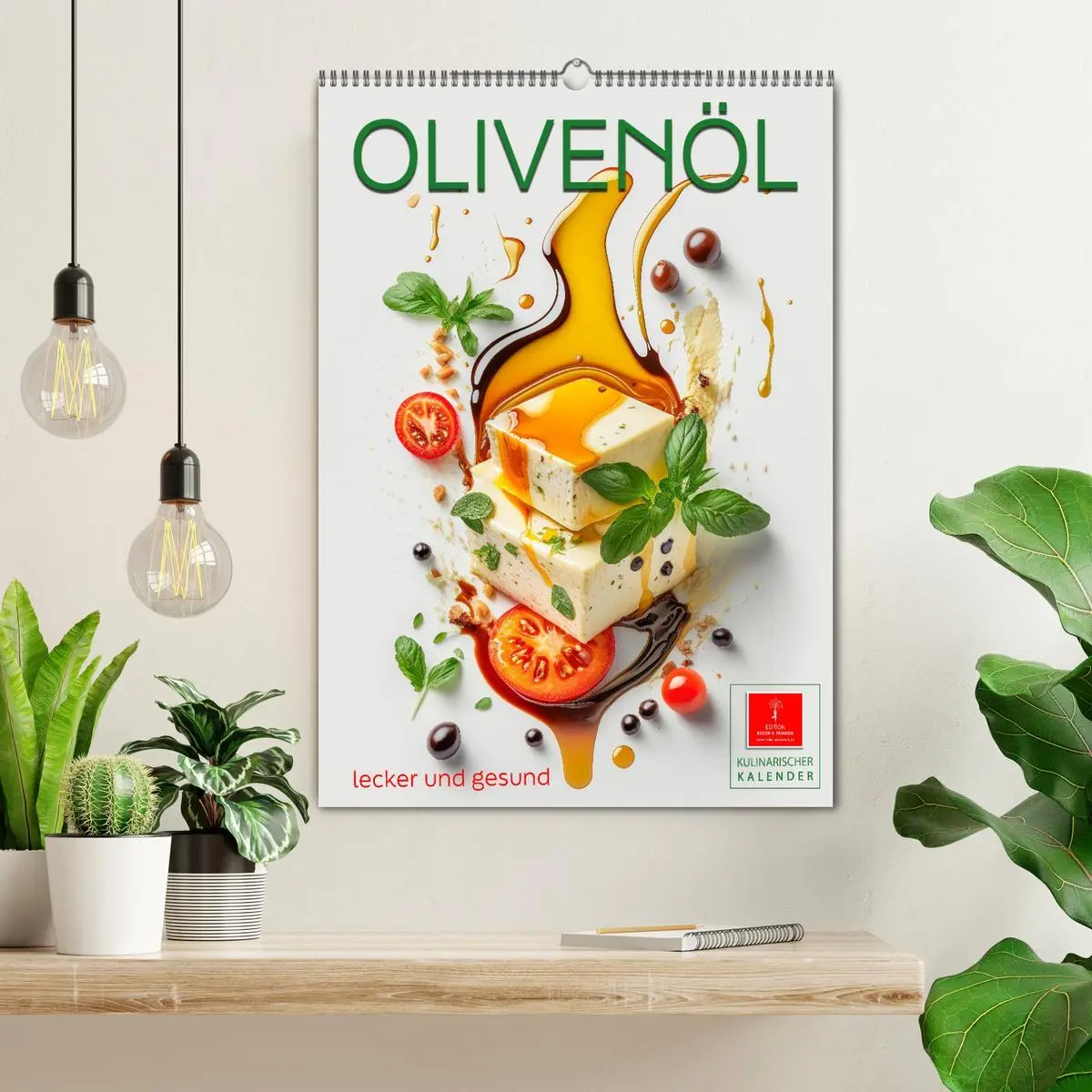 Bild: 9783516326789 | Olivenöl lecker und gesund (Wandkalender 2026 DIN A2 hoch),...