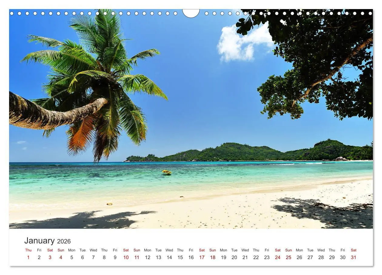 Bild: 9783516566789 | Dreamy Beaches of the Seychelles (Wall Calendar 2026 DIN A3...