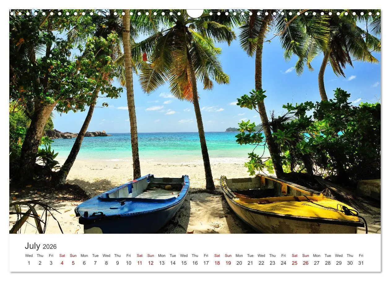 Bild: 9783516566789 | Dreamy Beaches of the Seychelles (Wall Calendar 2026 DIN A3...