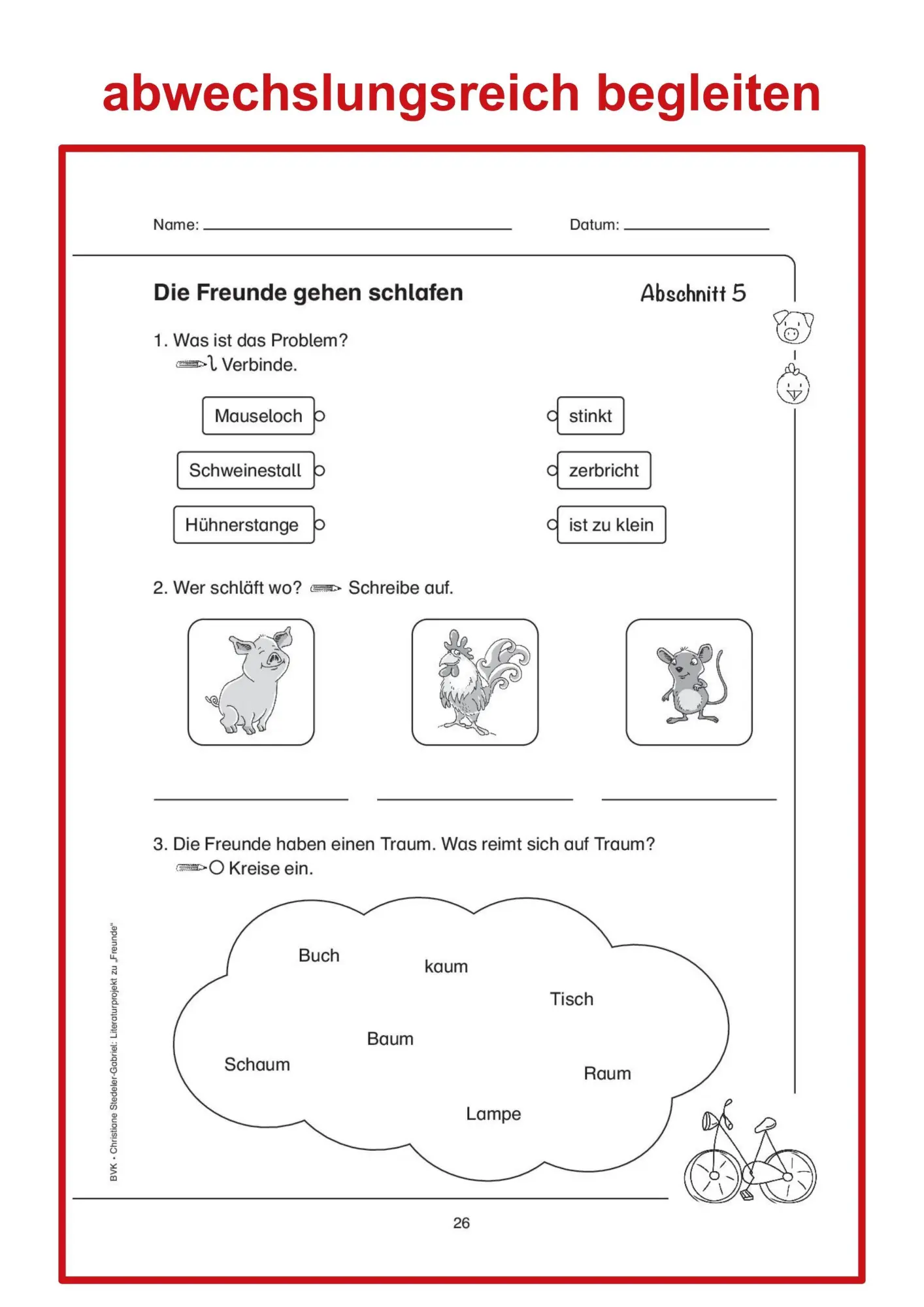 Bild: 9783867406789 | Literaturprojekt zu Freunde | Christiane Stedeler-Gabriel | Buch