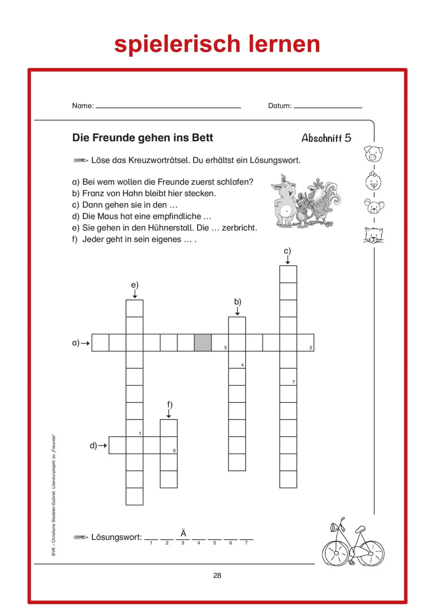 Bild: 9783867406789 | Literaturprojekt zu Freunde | Christiane Stedeler-Gabriel | Buch