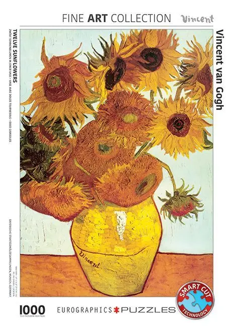 Bild: 628136636889 | Twelve Sunflowers by van Gogh (Puzzle) | Spiel | In Spielebox | 2023
