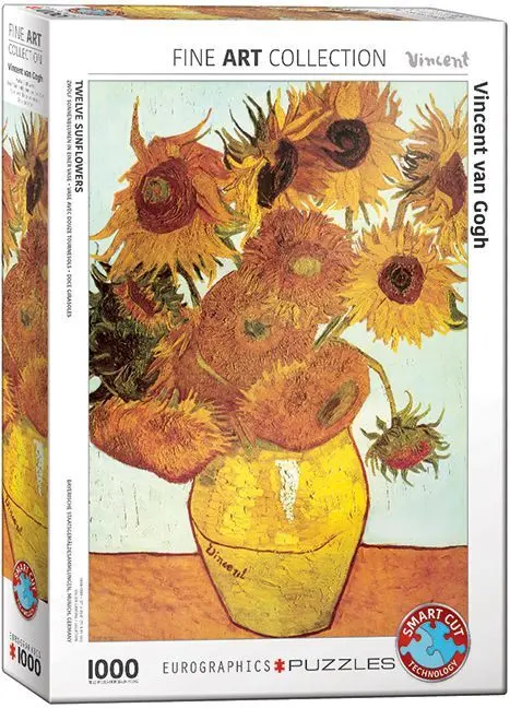Bild: 628136636889 | Twelve Sunflowers by van Gogh (Puzzle) | Spiel | In Spielebox | 2023