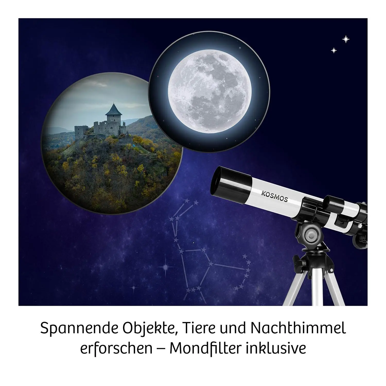 Bild: 4002051676889 | Entdecker-Teleskop | Experimentierkasten | Spiel | Brettspiel | 676889