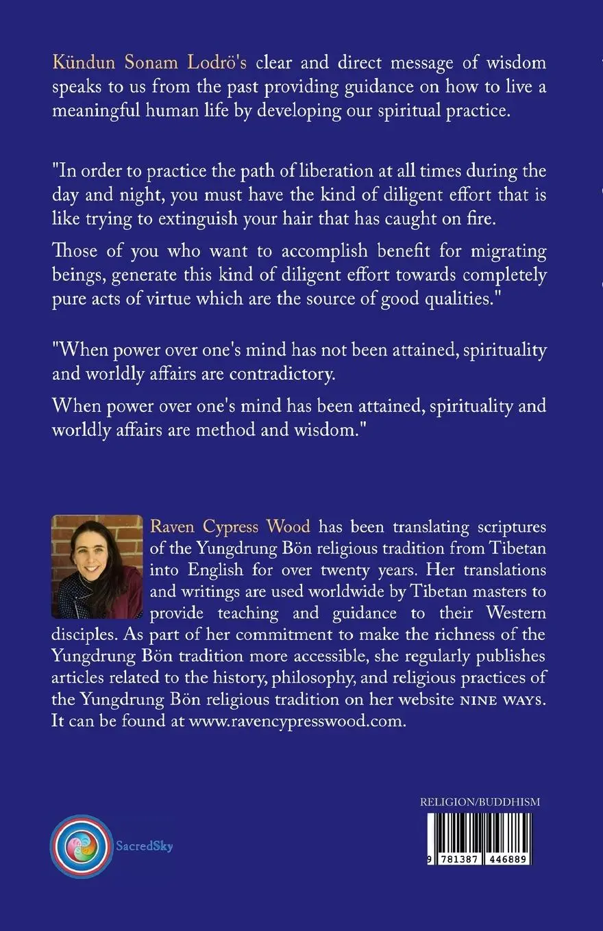 Rückseite: 9781387446889 | Forty-Three Trainings for an Enlightened Mind | Raven Cypress Wood