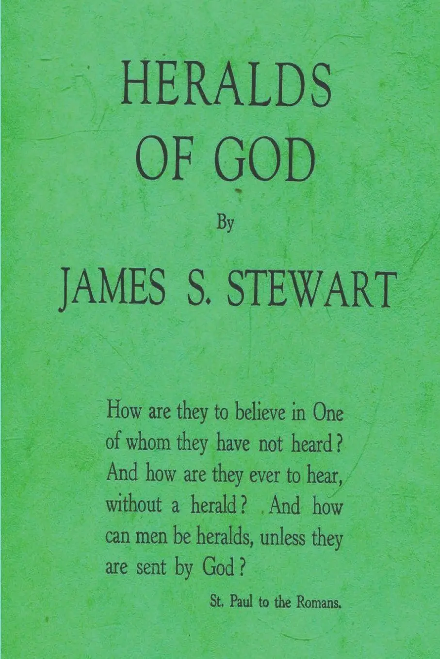 Cover: 9781773236889 | Heralds of God | James S. Stewart | Taschenbuch | Englisch | 2021