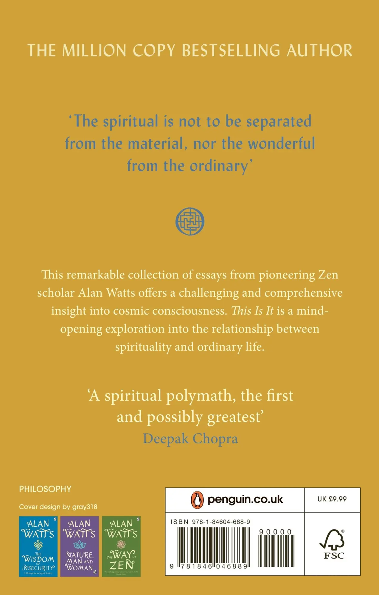 Cover: 9781846046889 | This is It | Essays on Zen and Spiritual Experience | Alan W Watts