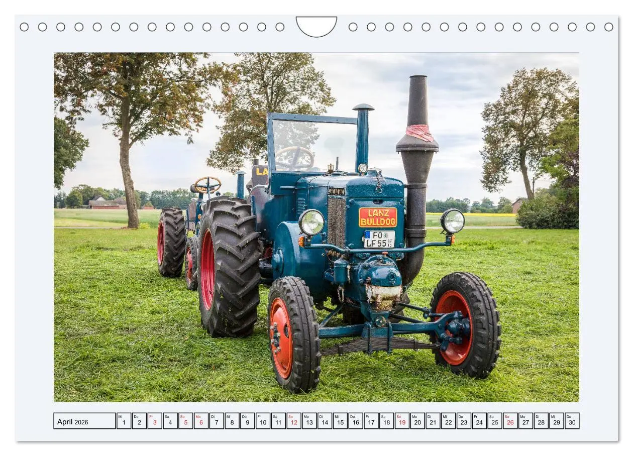 Bild: 9783457916889 | Alte Schätzchen - Traktoren (Wandkalender 2026 DIN A4 quer),...