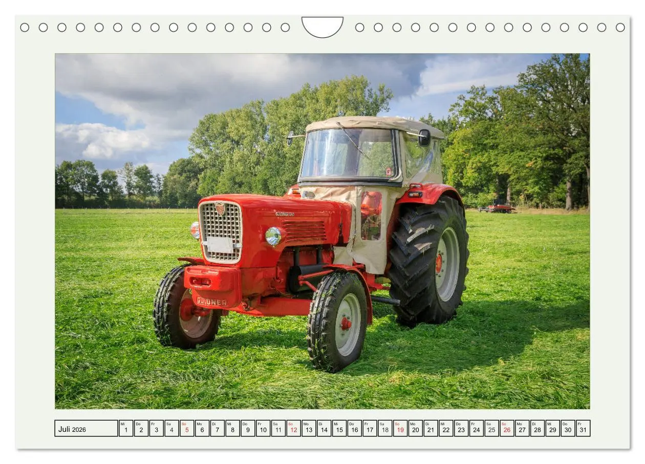 Bild: 9783457916889 | Alte Schätzchen - Traktoren (Wandkalender 2026 DIN A4 quer),...