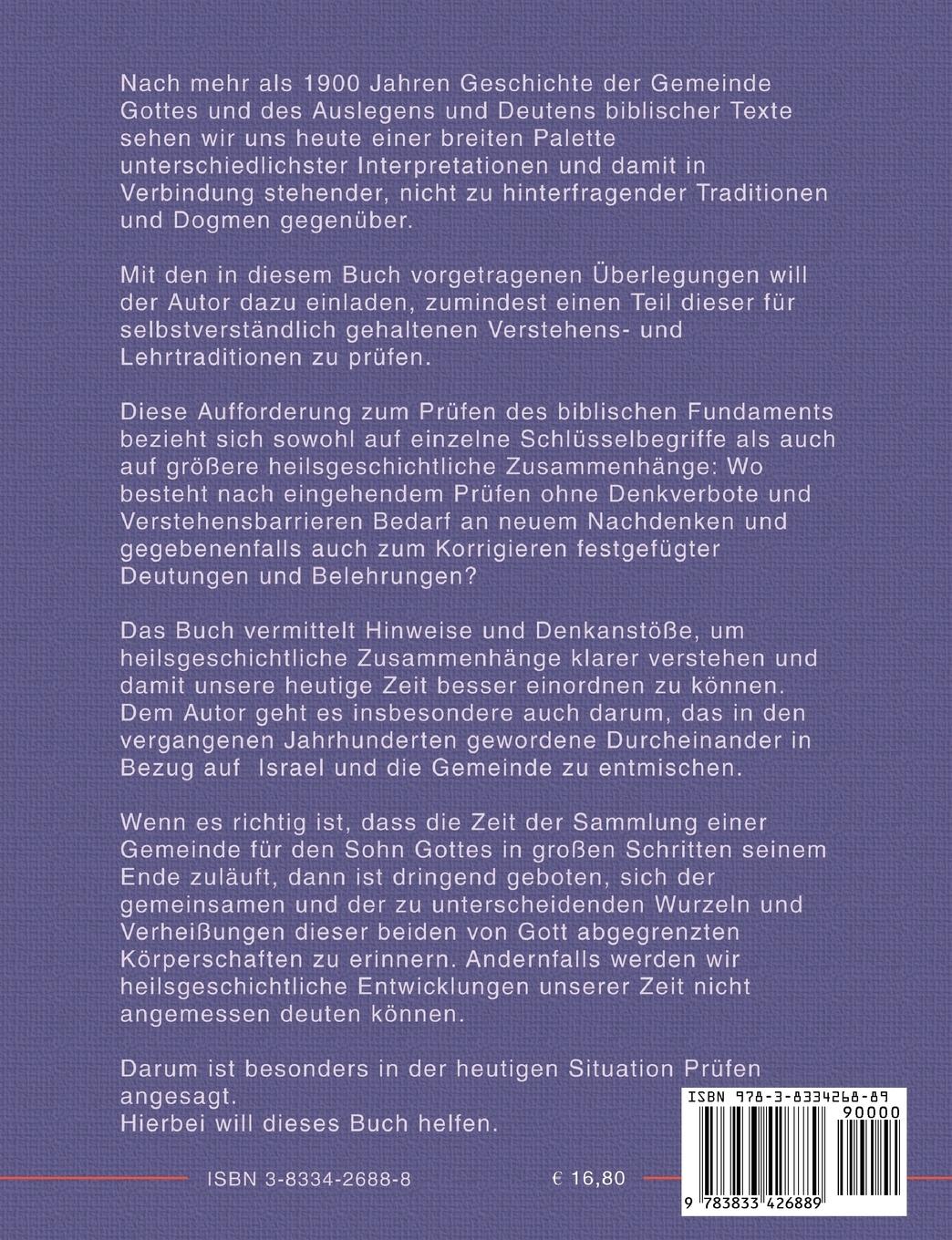 Rückseite: 9783833426889 | Prüft alles, das Gute haltet fest! 1 Thes 5,21 | Martin C. R. Krüger