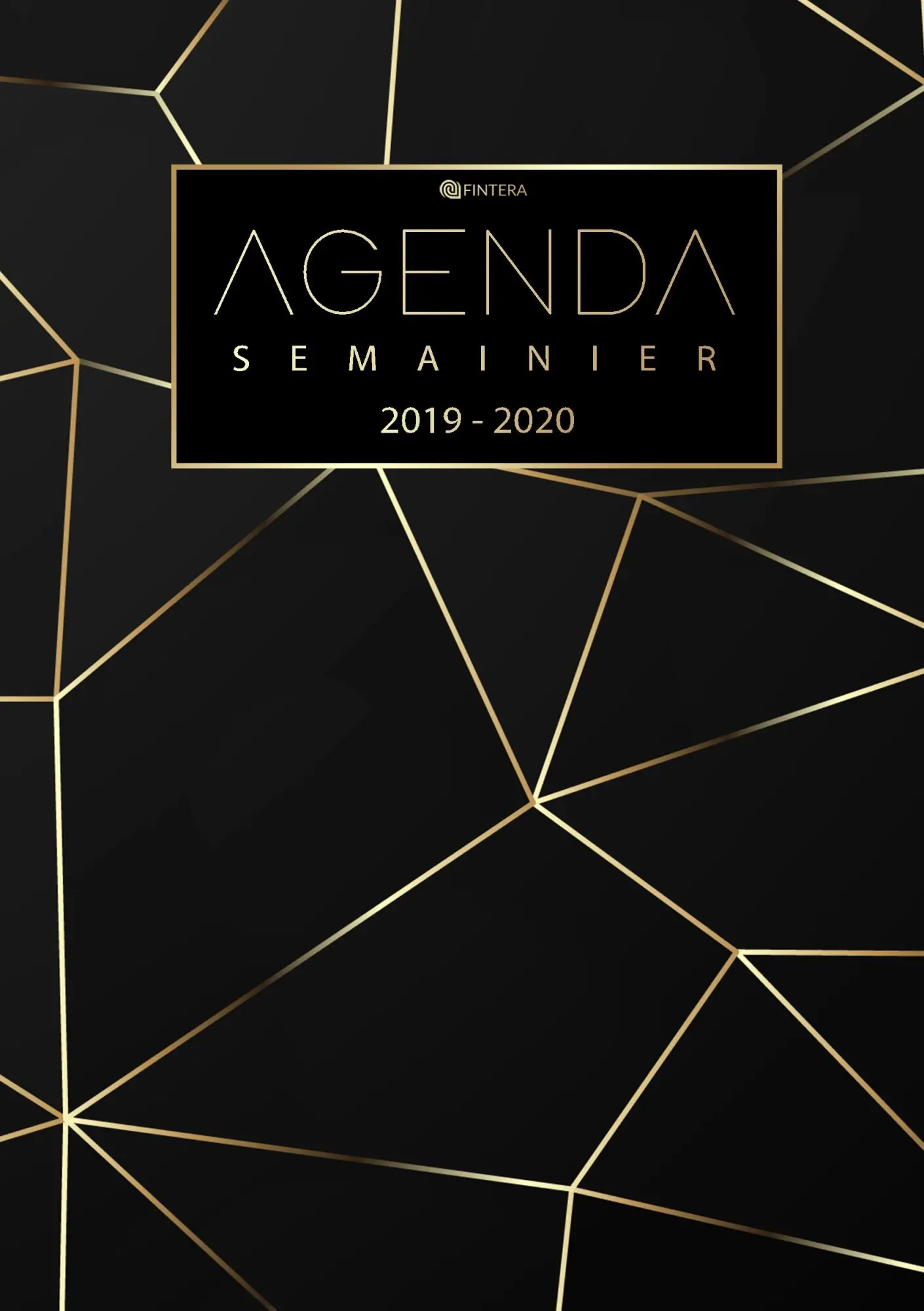 Cover: 9782322126989 | Agenda 2019 2020 - Agenda Semainier et Calendrier Août 2019 à...