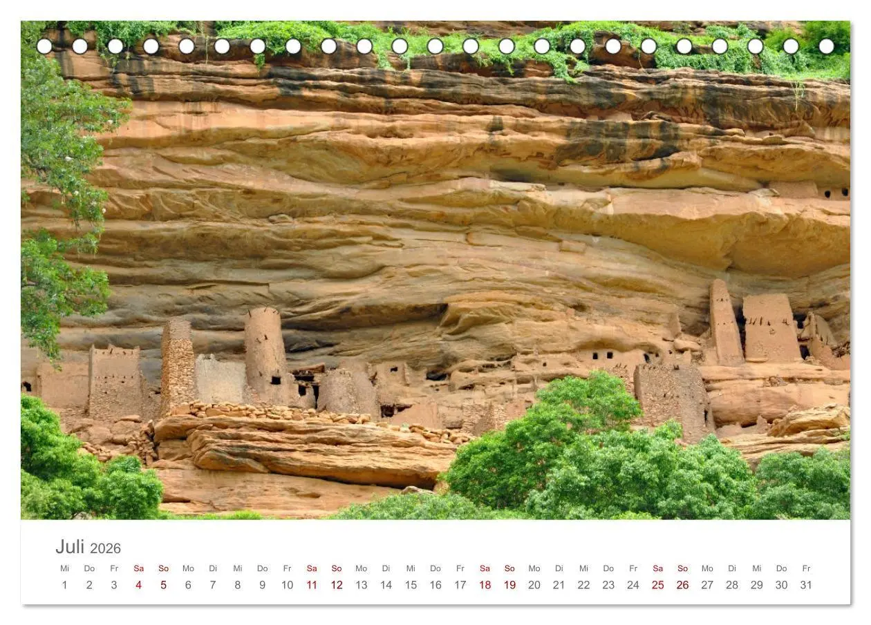 Bild: 9783457456989 | Mali - Dogonland - Weltkultur- und Weltnaturerbe (Tischkalender...