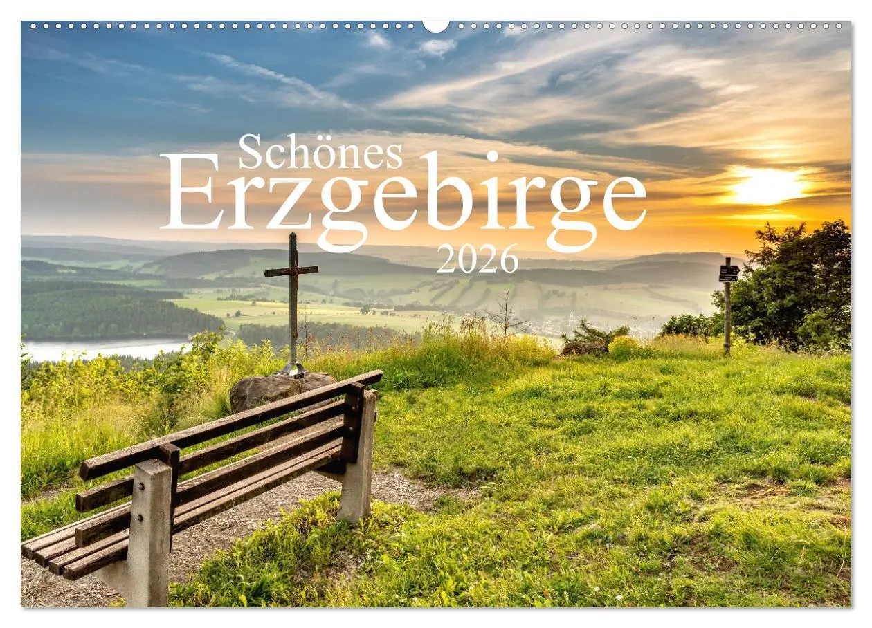 Cover: 9783457526989 | Schönes Erzgebirge (Wandkalender 2026 DIN A2 quer), CALVENDO...