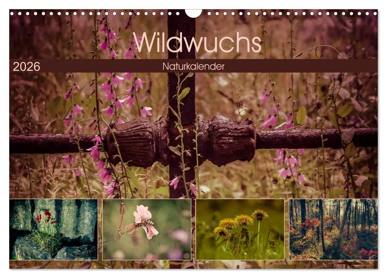 Cover: 9783457906989 | Wildwuchs 2026 (Wandkalender 2026 DIN A3 quer), CALVENDO...
