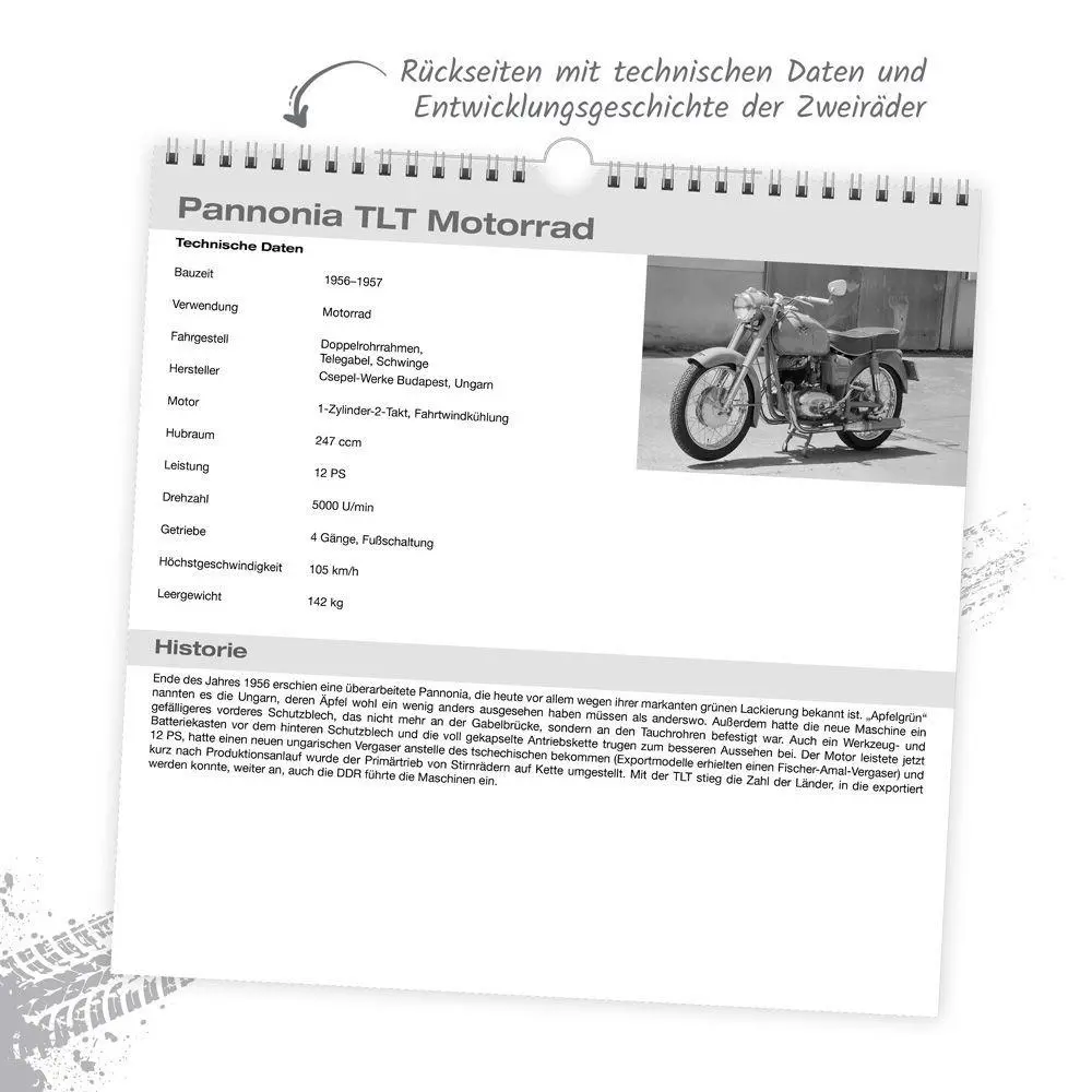 Bild: 9783988026989 | TRÖTSCH - Technikkalender DDR-Zweiräder 2027 | KG | Kalender | 24 S.