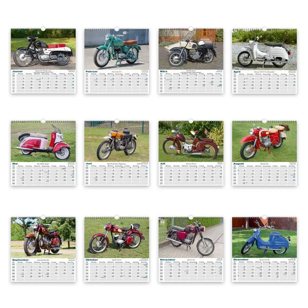 Bild: 9783988026989 | TRÖTSCH - Technikkalender DDR-Zweiräder 2027 | KG | Kalender | 24 S.