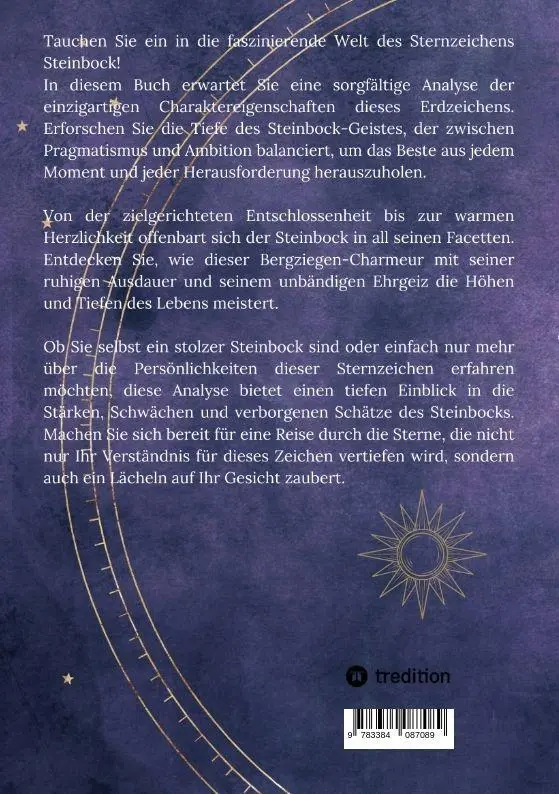 Rückseite: 9783384087089 | Der Steinbock-Kompass | Eine Tiefenanalyse der Zielstrebigen | Wolf