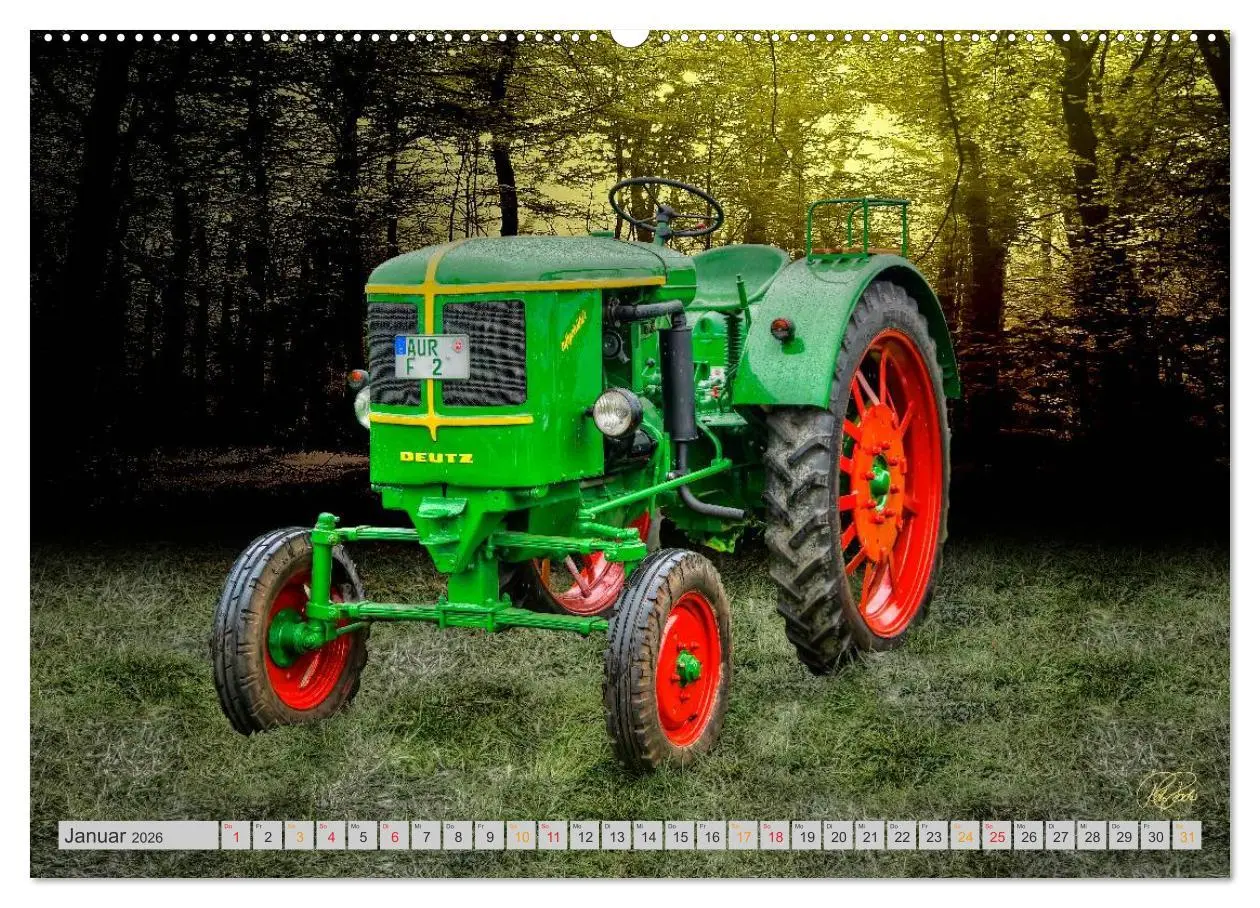 Bild: 9783516057089 | Geliebte Oldtimer Traktoren (Wandkalender 2026 DIN A2 quer),...