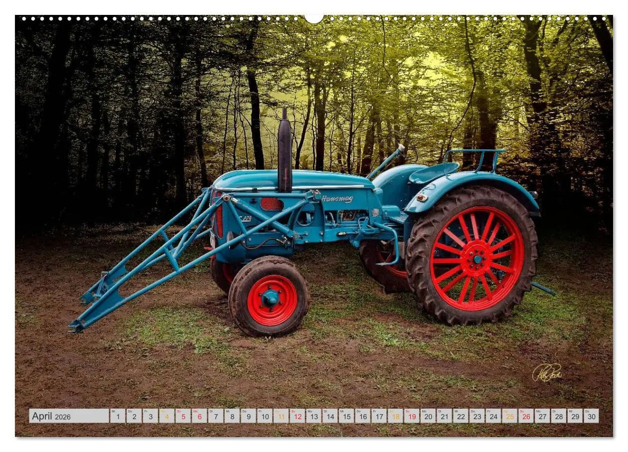 Bild: 9783516057089 | Geliebte Oldtimer Traktoren (Wandkalender 2026 DIN A2 quer),...