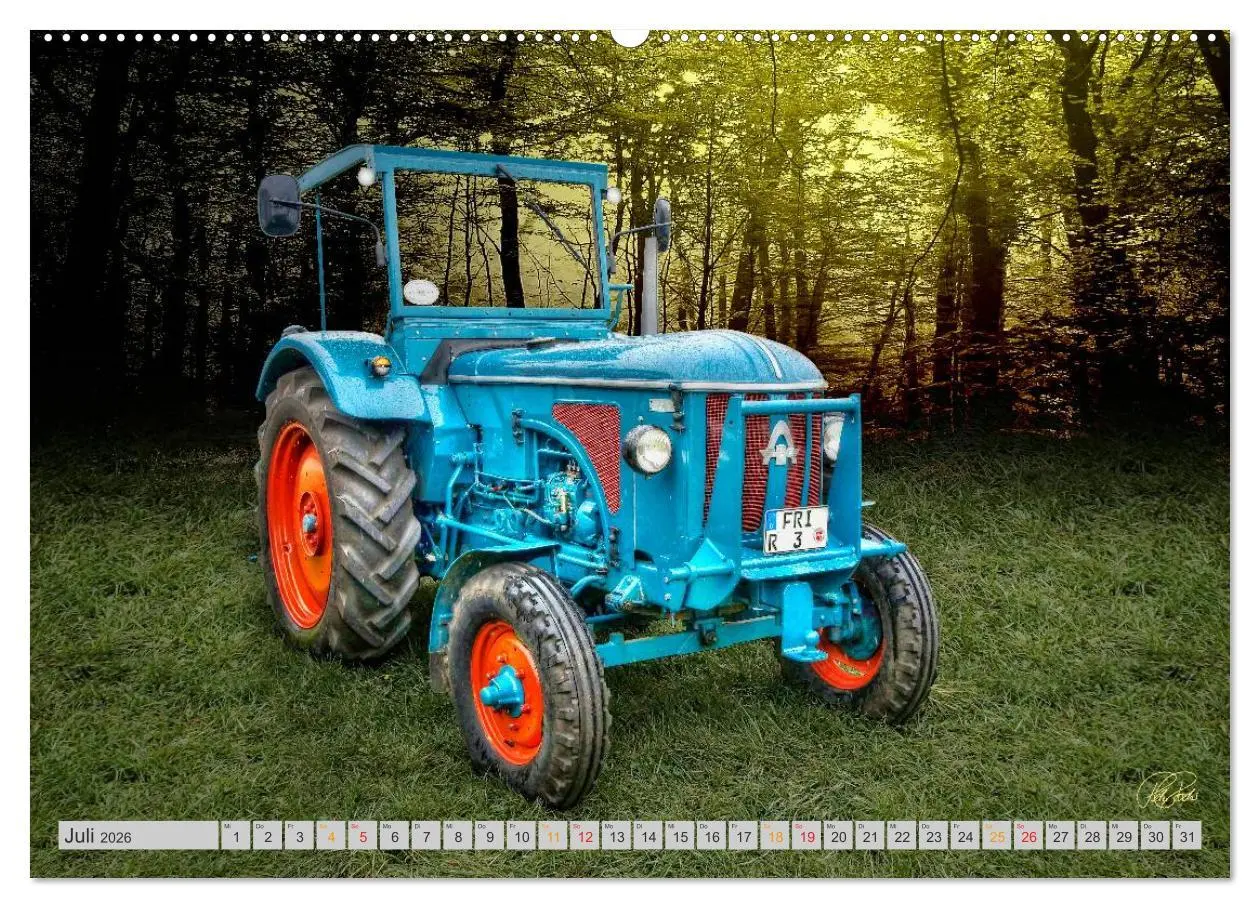 Bild: 9783516057089 | Geliebte Oldtimer Traktoren (Wandkalender 2026 DIN A2 quer),...