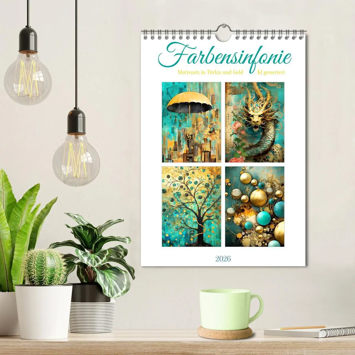 Bild: 9783516297089 | Farbensinfonie (Wandkalender 2026 DIN A4 hoch), CALVENDO...
