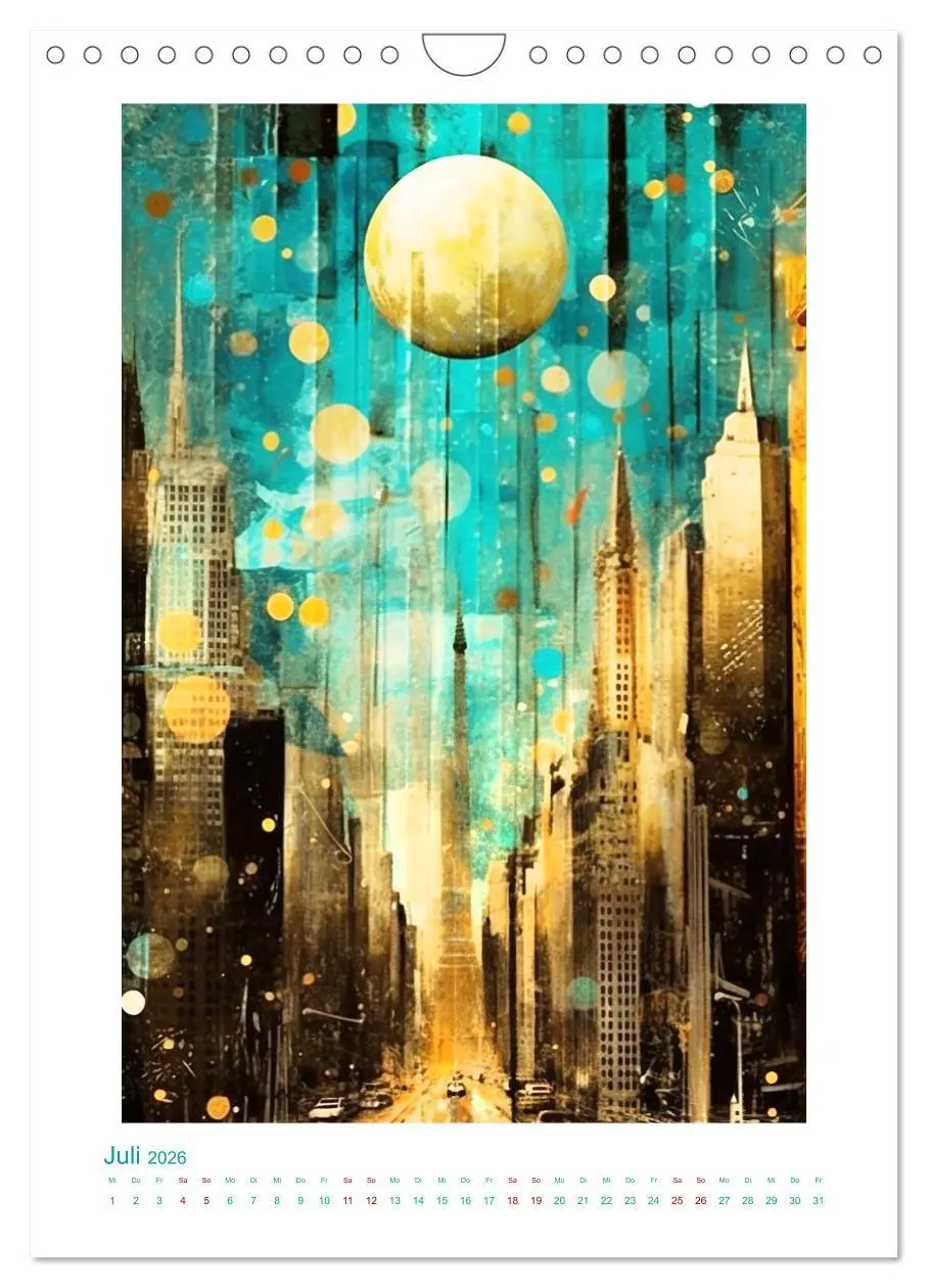 Bild: 9783516297089 | Farbensinfonie (Wandkalender 2026 DIN A4 hoch), CALVENDO...