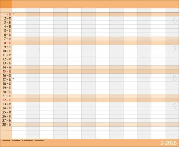 Bild: 9783731887089 | Teamplaner 2026 | Verlag Korsch | Kalender | 13 S. | Deutsch | 2026