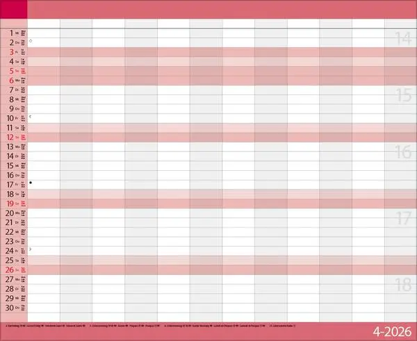 Bild: 9783731887089 | Teamplaner 2026 | Verlag Korsch | Kalender | 13 S. | Deutsch | 2026