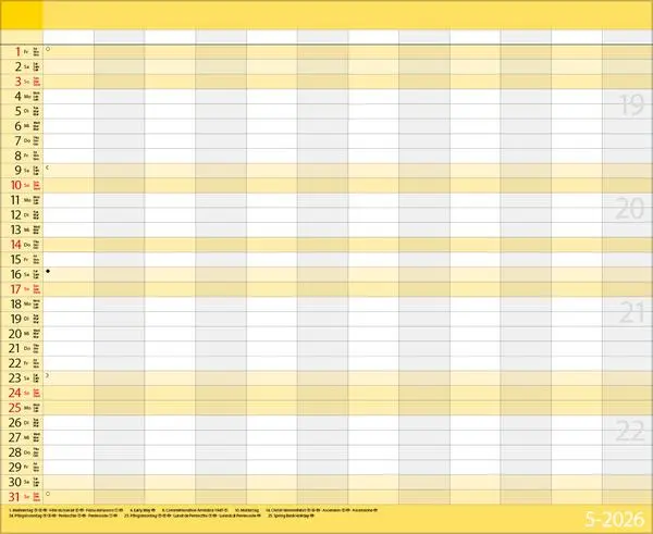 Bild: 9783731887089 | Teamplaner 2026 | Verlag Korsch | Kalender | 13 S. | Deutsch | 2026