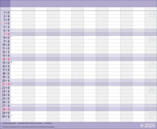 Bild: 9783731887089 | Teamplaner 2026 | Verlag Korsch | Kalender | 13 S. | Deutsch | 2026