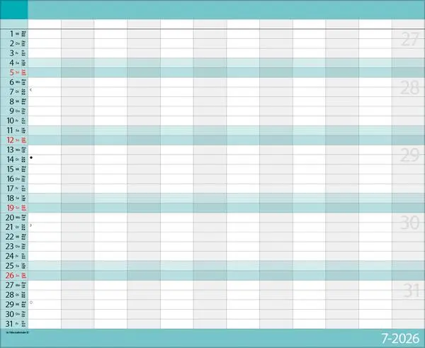 Bild: 9783731887089 | Teamplaner 2026 | Verlag Korsch | Kalender | 13 S. | Deutsch | 2026