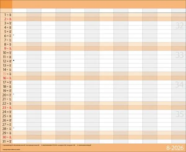 Bild: 9783731887089 | Teamplaner 2026 | Verlag Korsch | Kalender | 13 S. | Deutsch | 2026