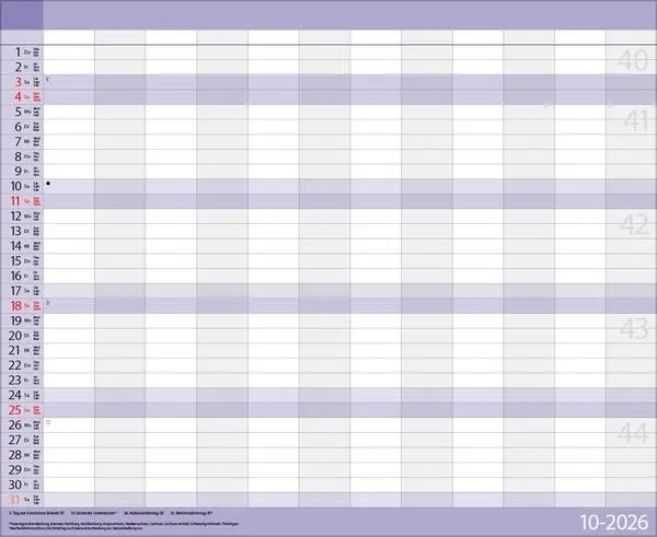 Bild: 9783731887089 | Teamplaner 2026 | Verlag Korsch | Kalender | 13 S. | Deutsch | 2026