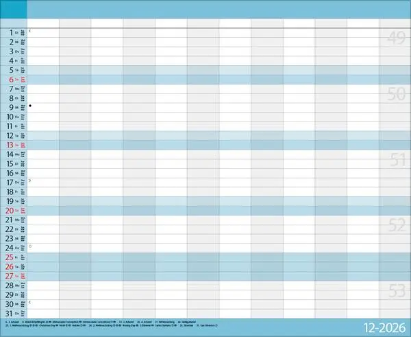 Bild: 9783731887089 | Teamplaner 2026 | Verlag Korsch | Kalender | 13 S. | Deutsch | 2026