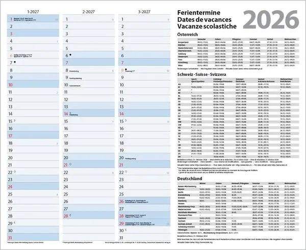 Bild: 9783731887089 | Teamplaner 2026 | Verlag Korsch | Kalender | 13 S. | Deutsch | 2026