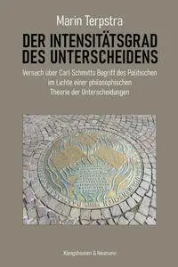 Cover: 9783826097089 | Der Intensitätsgrad des Unterscheidens | Marin Terpstra | Taschenbuch